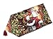 Tache Festive Winter Holiday Christmas Down The Chimney Decorative Tapestry Table Runners, 13 x 54