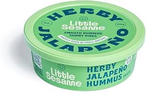 Little Sesame, Hummus Herby Jalapeno, 8 Ounce