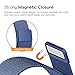 Fintie for Gear Sport/Galaxy Watch 42mm Band, 20mm Milanese Loop Adjustable Stainless Steel Replacement Strap Wrist Bands for Samsung Galaxy Watch 42mm, Gear Sport / S2 Classic Smartwatch, Navy