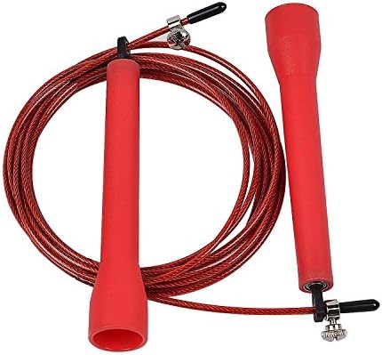 Hoohome Jump Rope Premium Quality Adjustable Aerobic Exercise Skipping Rope Best for Cross Trainning,Fitness Workouts, Jumping Exercise, Skipping, MMA and Boxing