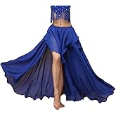Wuchieal Women's Fairy Belly Dance Skirt Large Swing Skirts Women Belly Dancing Practice Skirt