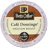 Peet's Coffee K Cup Cafe Domingo Medium Roast, 10 Count (Pack of 6)