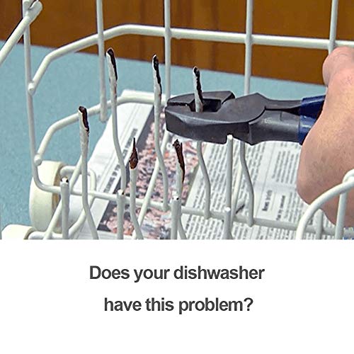 OIIKI 100 PCS Universal Dishwasher Rack Tine Prong Repair End Cover