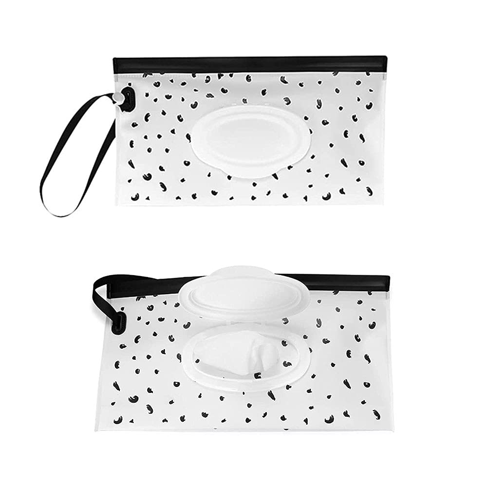 Baby Wipes Case Reusable Travel Wipes Case - Random Color (Pack of 2)