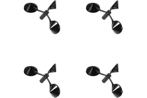 BESPORTBLE 4Pcs Wind Speed Sensor Replacement Anemometer Cup Set Abs Material for Weather Station Accessories Accurate Airflo