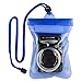 TOOGOO(R) Waterproof Camera Case with Rope, Blue