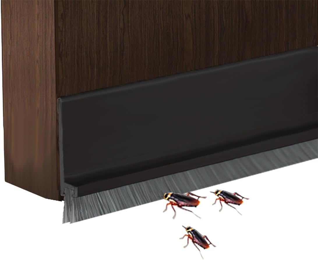 Draft Stoppers - Door Draft Stopper with Brush Reduce Noise, 39