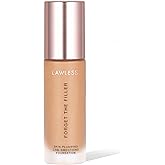 LAWLESS Women's Forget the Filler Skin-Plumping Line-Smoothing Foundation, 10M, medium with warm undertones, 1.0 Ounce