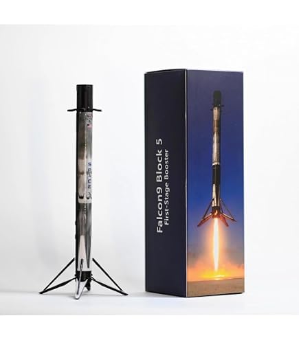 SpaceX Modèle Dragon Starship Falcon 9 Fusée Faucon lourd Modèle statique Art Ornements Ensemble Aerospace Cadeau (couleur : 3 ensembles