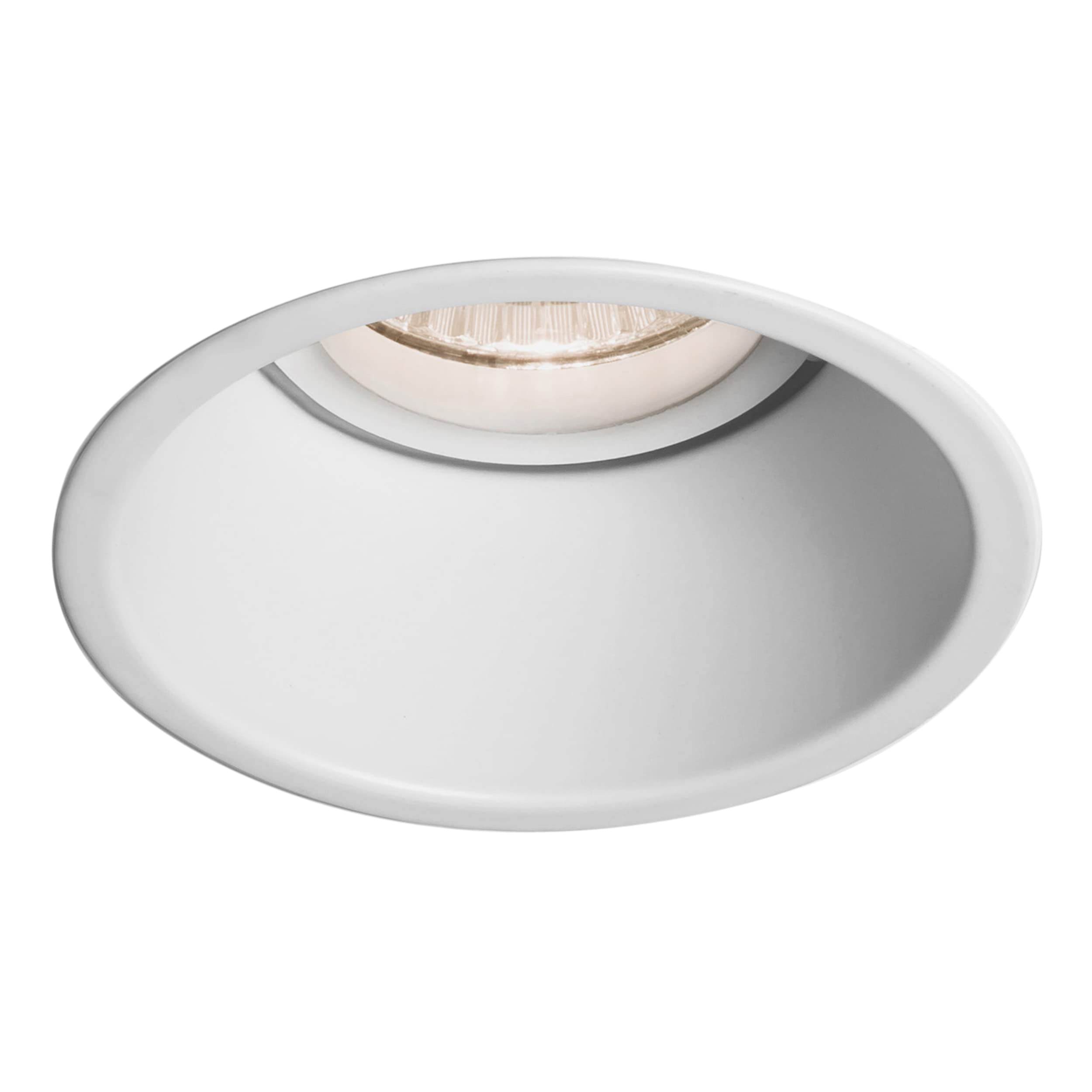 Astro Minima Round Fixed Indoor Downlight (Matt White), GU10 Lamp, Designed in Britain - 1249002 - 3 Years Guarantee