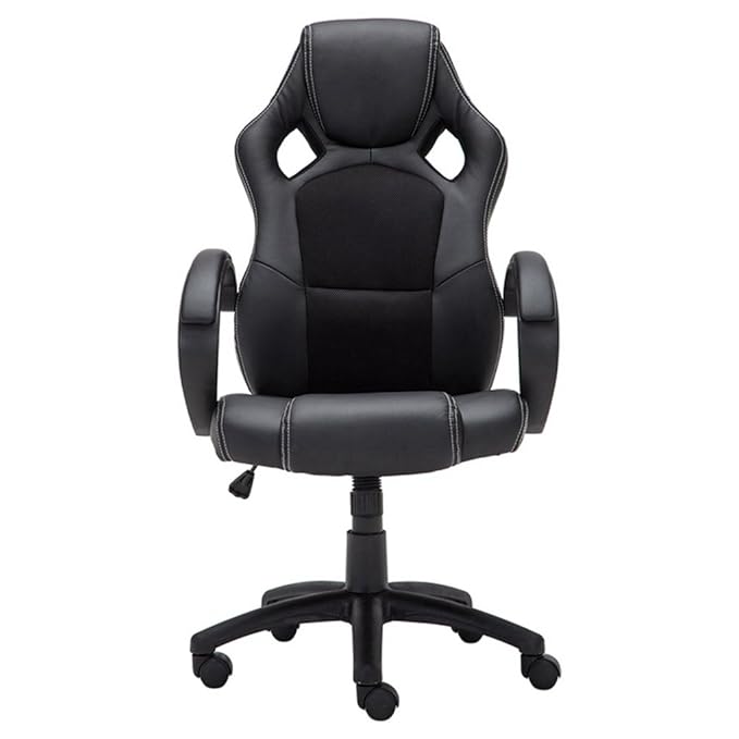 YiLianDa Stuhl Hohe Rückenlehne Leder Bürostuhl Drehstuhl Ergonomisch