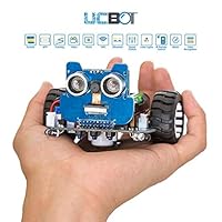 UCTRONICS WiFi Robot Car Kit for Kids with Camera UCBOT STEM Education Tool Smart Programmable DIY Coding Car Controlled by Android App, Arduino Compatible