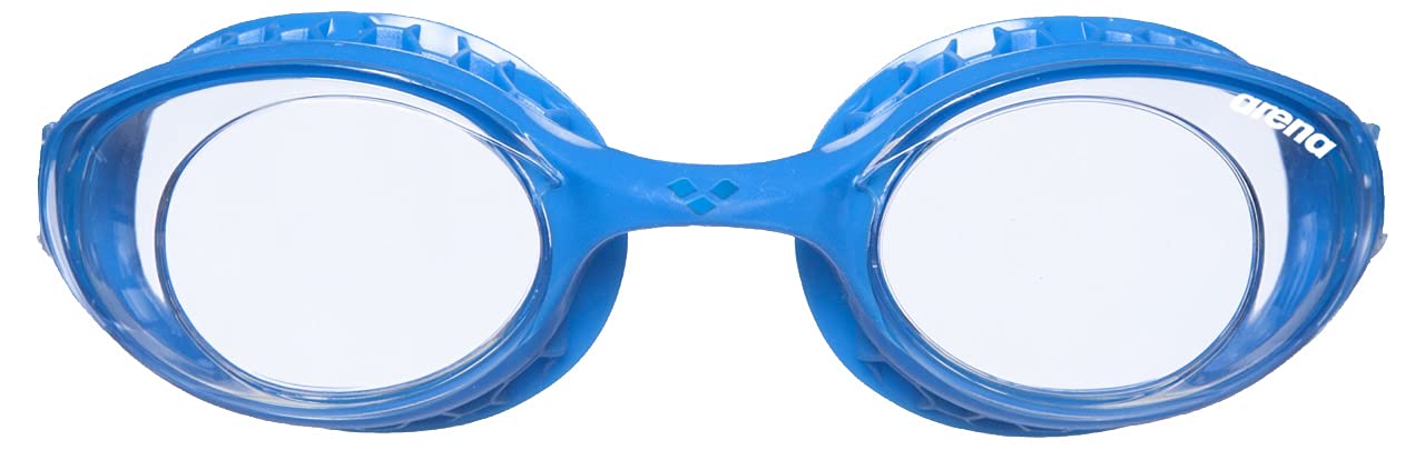 ARENA Air-Soft Unisex Adult Swimming Goggles, Swimming Goggles with Wide Lenses, with Anti-Fog Treatment and UV Protection, Self-Adjusting Nose Bridge, Air Seals