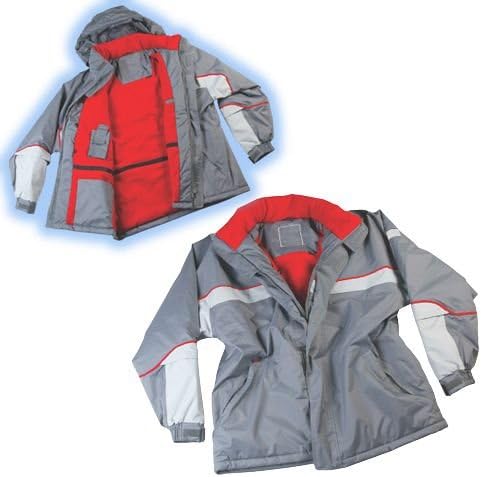 eskubi – Parka Pol. Mundaka Grey/Red F/Polar T-XL