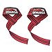 Lifting Straps - for Bodybuilding & All Types of Strength Workout Lifts - Weight - Power - Olympic - Deadlifts - Kettlebell - Bonus Lifting Technique Ebook