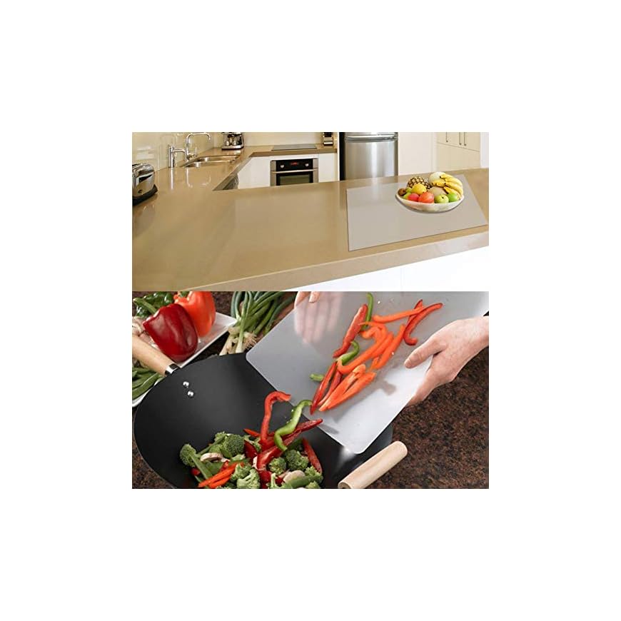 Wetop Translucent Plastic Placemats Set of 4 for Dining Table, Keeps Table or Desktop Cloth