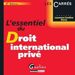 L' essentiel du droit international privé