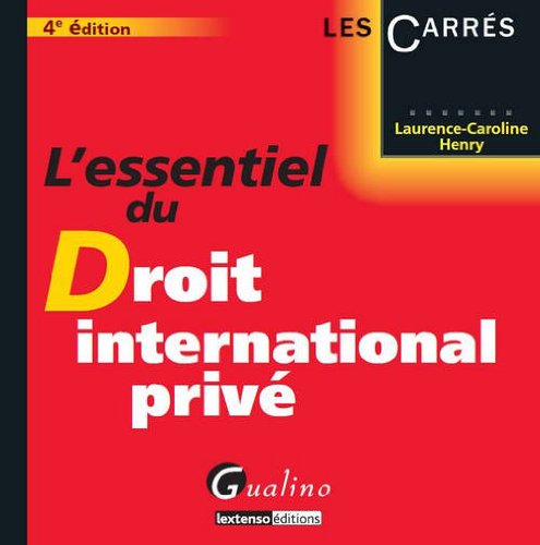 L' essentiel du droit international privé