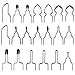 Tekchic 20 Assorted Wood Burning Wire Tips Nibs for 60W Wood Burning Kit