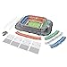 Nanostand San Siro Milan AC Puzzle - Red/Grey, Size One