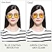 Cyxus Computer Blue Light Filter Vintage Retro Glasses, Anti Eye Strain Eyewear UV Headaches Lightweight Frame Eyeglasses TR90 (8107Y10,Tortoise)