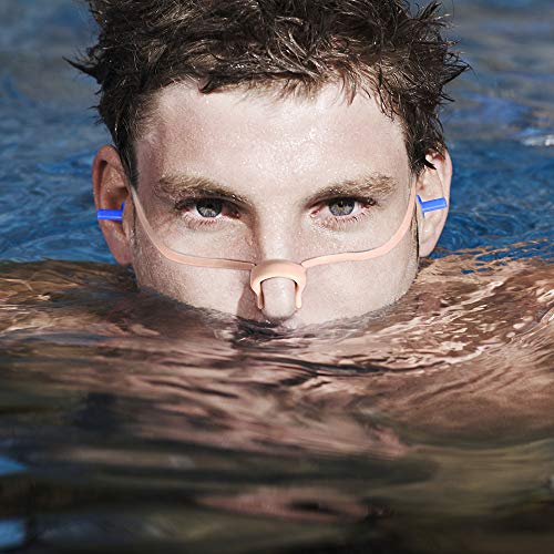 Meetory 9 Pieces Waterproof Silicone Swimming Earplugs Nose Clip Plugs Clips for Adults Kids,Protect Your Ears Nose Swimming