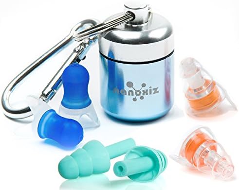 Noise Cancelling High Fidelity Ear Plugs - Best Safety for Professional Musicians for Travel Motorcycles Swimming Sleeping - Isolate Industrial Sounds and More