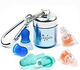 Nanoxiz Noise Cancelling High Fidelity Ear Plugs - Best Safety for Professional Musicians for Travel, Motorcycles, Swimming, Sleeping, and Isolate Industrial Sounds and More
