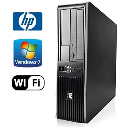 HP DC7800 SFF Desktop Pc Bundle - Amazing Intel Core 2 Duo @ 3.0ghz - New 1tb HDD w/ 2 Year Warranty- Loaded 4gb RAM - Windows 7 Professional 32-Bit - DUAL Monitor Support - WIFI Installed