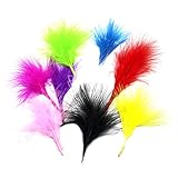 SAMSFX Marabou for Fly Tying Materials Trout Flies Making 100 Pieces in Pack