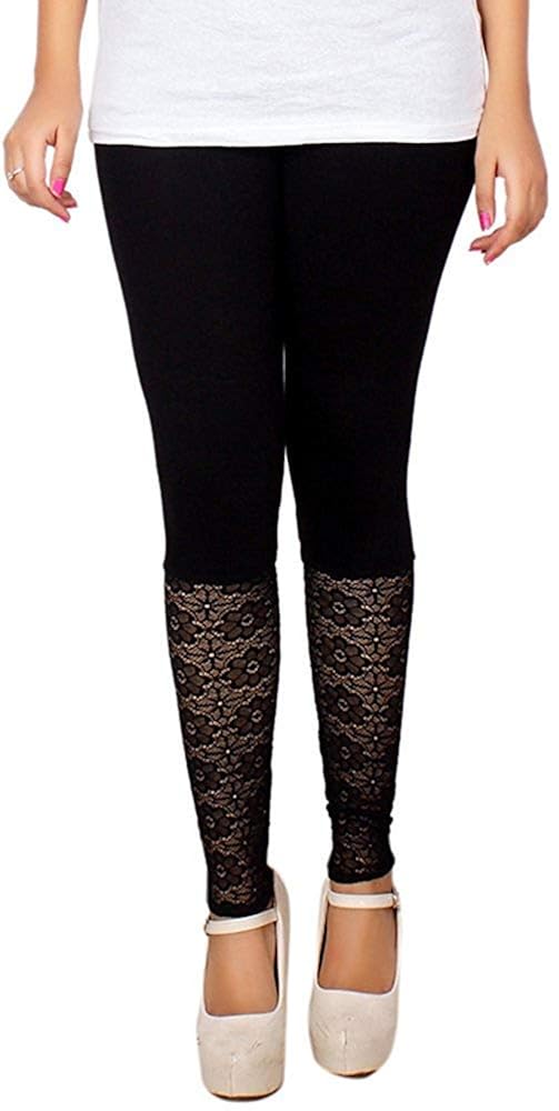 srisaras premium viscose designer ankle length leggings (7 colours)