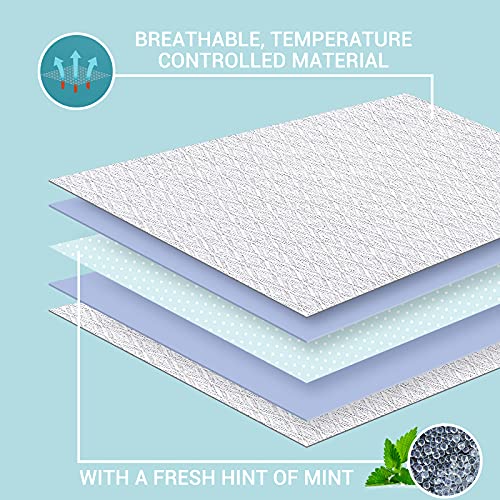 LUXEAR Cooling Bed Blanket, 100 Natural Bamboo Blanket for All Seasons