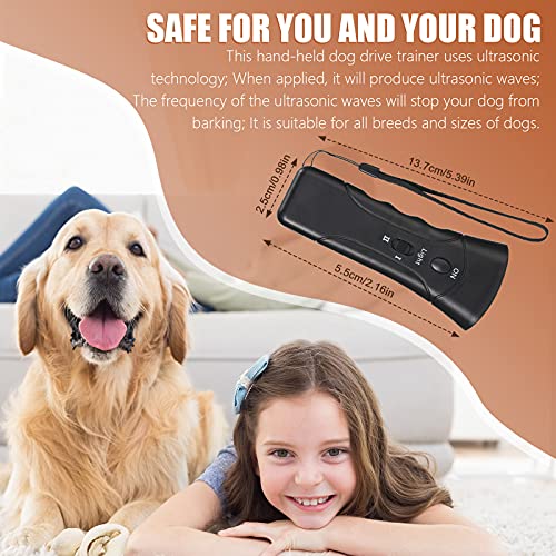 Handheld Dog Repeller Trainer Dual-Channel Dog Repeller Ultrasonic