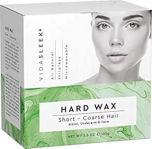 Amazon Com Hard Wax Kit Face Underarms Bikini Hair Remover