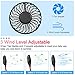 Cevapro Portable Fan Neck Fan with Removable Neck Hanging Design 4000mAh USB Rechargeable Battery Operated Personal Neckband Fan with 3 Speeds Strong Airflow for Outdoor Travel Sports Office Home