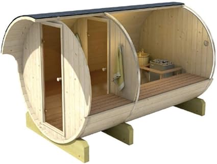 SERENDIPITY BAZAR Sauna Barril 330 Sauna finlandesa Forma Barril