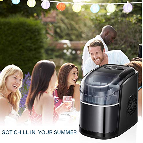 Tavata Ice Maker Machine Countertop Portable with Self clean Function