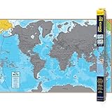 Waypoint Geographic Scratch Off Map of the World