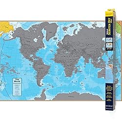 Waypoint Geographic Scratch Off Map of the World