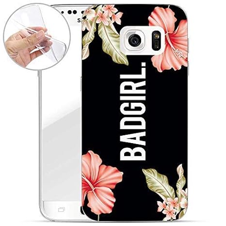 Finoo Handyhülle kompatibel mit Samsung Galaxy S6 Edge mit Motiv und Optimalen Schutz Hart Schale Tasche Case Cover Schutzhül