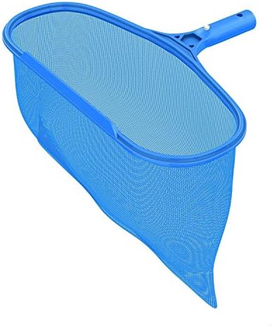 Ultra Durable Pool Spa Leaf Skimmer Net Rake w/ Deep Pocket Net