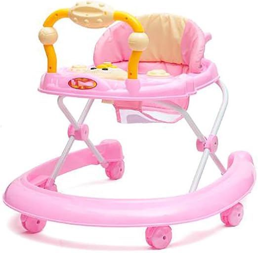 pink baby car walker