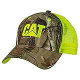 Cat Camo Front Cap w/Neon Green Mesh