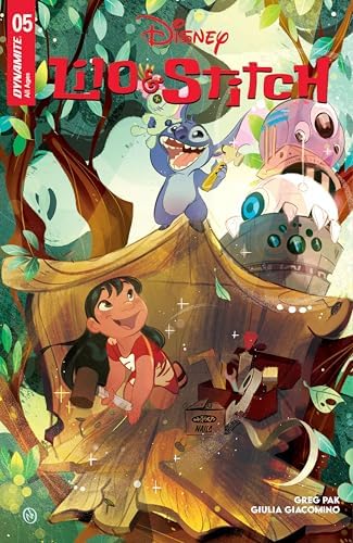 Disney アメコミ リーフ Disney Stitch #01 Godtail Cover Lilo &amp