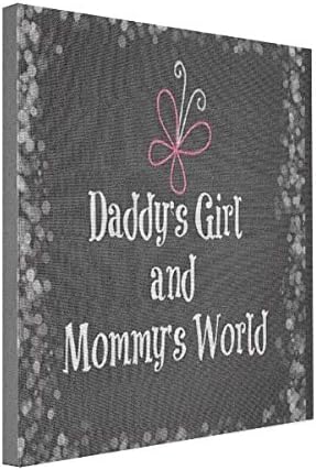 SthAmazing Quotes Wall Art Canvas Daughters Framed Canvas
