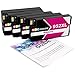 GPC Image Remanufactured Ink Cartridge Replacement for HP 952XL 952 XL for use in HP OfficeJet Pro 8710 8720 8715 8730 8740 8210 8216 7720 7740 Printer 4 Pack (1 Black, 1 Cyan, 1 Magenta, 1 Yellow)