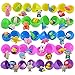 JOYIN 24 Pcs Prefilled Easter Eggs with Animal Puzzle, Animal Pencil Eraser Bulk Toys for Kids Boys Girls Easter Basket Stuffer, Easter Eggs Hunt, Party Favors, Classroom Prize