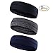 Keross 3 Pack Sports Headbands Non-Slip .Sweatband,Elastic Fashion Hair Band for Men&Women. Perfect for Workouts,Yoga,Running,or Casual Wear