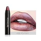RNTOP FOCALLURE Matte Lipstick Pen Waterproof Lasting 8 Color Optional Lip Makeup (C)