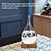 3D HOME Storm Glass Weather Stations Water Drop Weather Predictor Creative Forecast Nordic Style Decorative Weather Glass (Small)